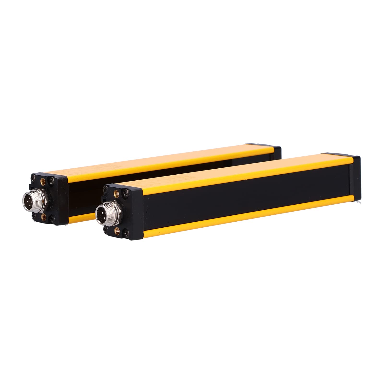 Jeanoko Dispositivo de Sensor de Cortina de Luz de Seguridad Protección Infrarroja Duradera de Aleación de Aluminio para Maquinaria Automatizada 2 X Sensores