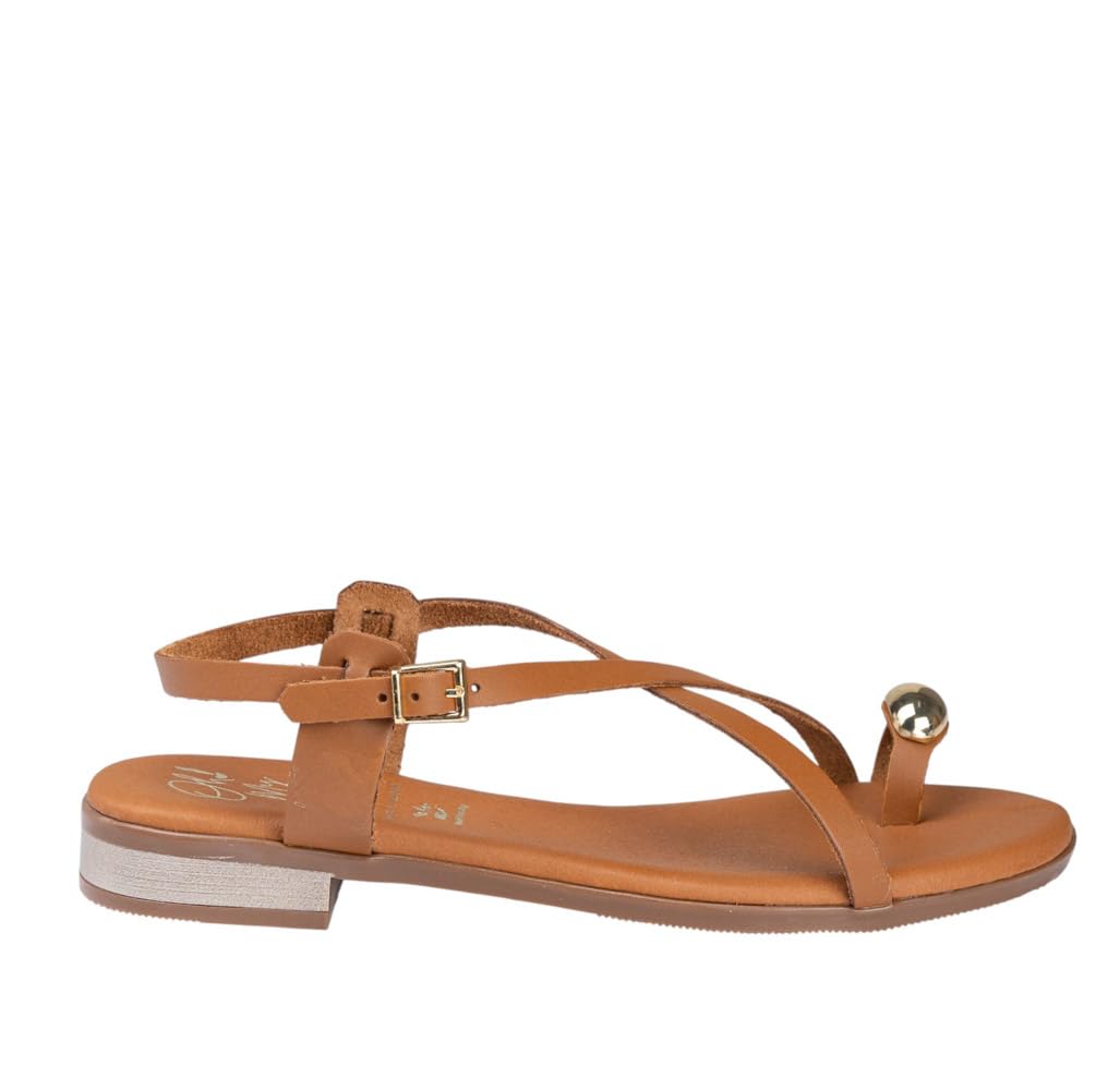 Oh!My Sandals 5863 Sandalia DE Piel Adorno Dedo Mujer