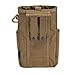 EXCELLENT ELITE SPANKER Molle Dump Pouch Drawstring Magazine Utility Pouch Folding Dump Waist Bag(Coyote Brown)