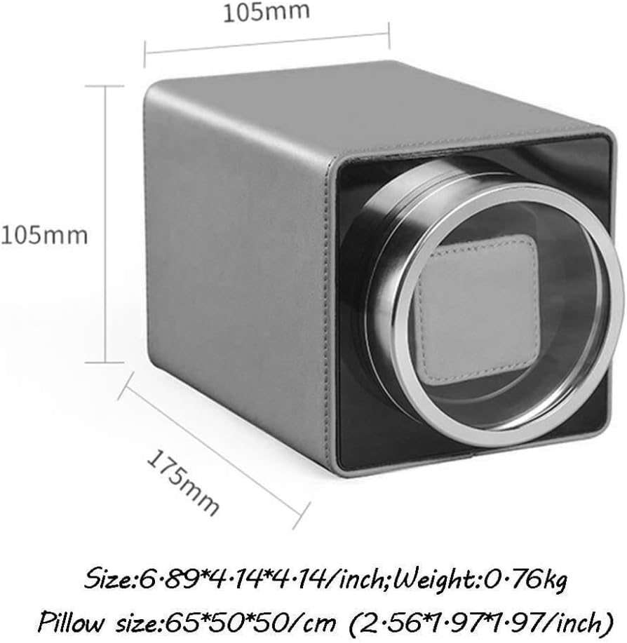 Watch Winder for Watch, Automatic Display Stand, Dustproof Storage Case with Timer Mode Silent Motor for Wrist Watch