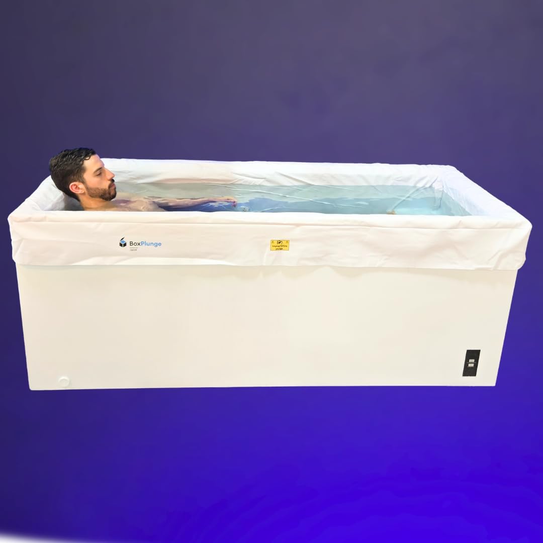 BoxPlunge Cold Plunge Liner Box 10 and Box19. Chest Freezer 10 cu. ft. or 19cuft to Cold Plunge Liner. Plug and Play. Heavy Duty. Deep Freezer Liner (Box 19 (Large))