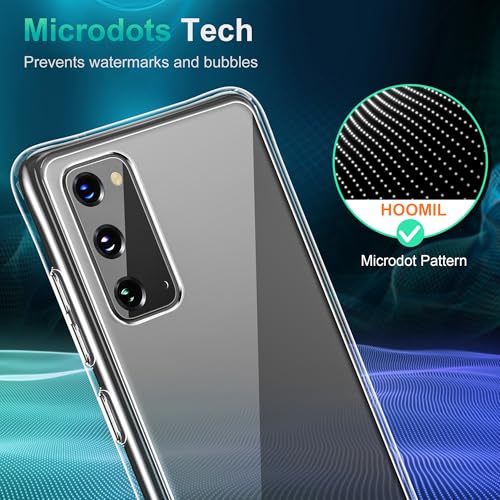 Image of HOOMIL Case for Samsung Galaxy S20, Anti-Yellowing, Crystal Clear