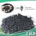 Succulent Rocks for Plants Tiny Pebbles for Planters 2.8LB Pea Gravel Bulk Course Sand Soil Small Decorative Stones for Indoor Bonsai Pots Cactus Top Dressing Aquarium Garden Landscape, Black