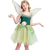 5. 【Perfekte Passform für Alter 5-10】 Speziell für Kinder im Alter von 5-10 Jahren entwickelt, ermöglicht dieses Kostüm mit seinen leichten Flügeln und dem flexiblen Rock uneingeschränkte Bewegungsfreiheit. Kombinieren Sie es mit glitzernden silbernen Schuhen (nicht im Lieferumfang enthalten) für einen kompletten Look, der Ihr Kind in seiner magischen Fantasiewelt erstrahlen lässt!