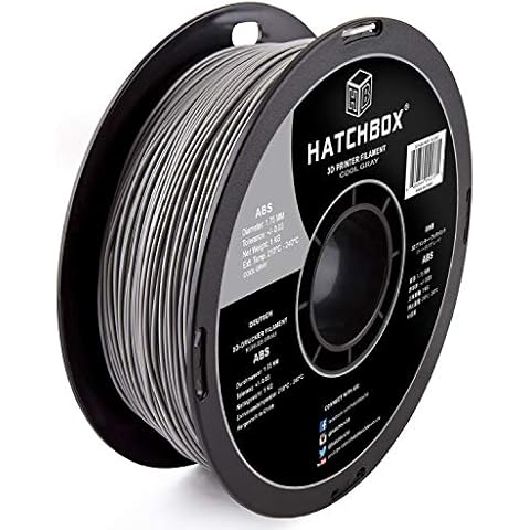 HATCHBOX ABS Filament 1.75mm Gray Cover