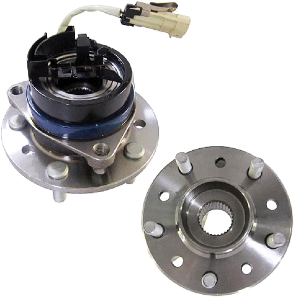 IRONTEK Front Wheel Hub and Bearing Assembly fits for 97-03 Chevrolet Malibu, 04-05 Classic, 99-05 Grand Am, 99-04 Alero, 97-99 Cutlass Left and Right Side w/ABS 5 Lugs 2 PCS 513137