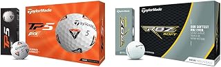 TaylorMade TP5 pix Golf Balls 2021,One Size & RBZ Soft Dozen Golf Balls, White,2021