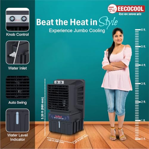 Desert Air Cooler for Home | Large Capacity with High Air Delivery - Image 4