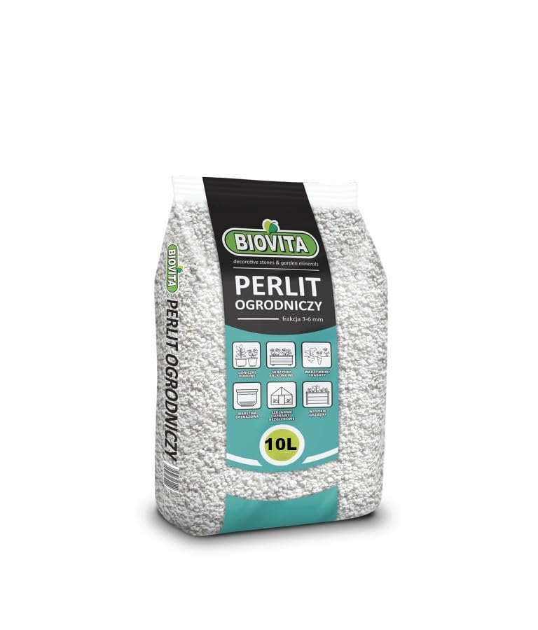 Perlit Perlite für Pflanzen zur Boden Substratverbesserung Bodenverbesserung Feuchtigkeitsspeicher Substrat Anzucht 10L