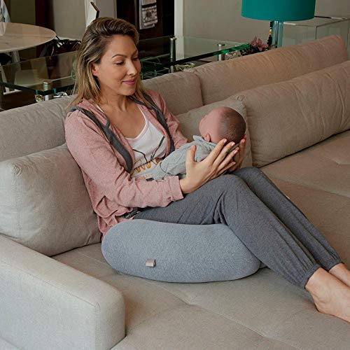 Almofada de Amamentação Infanti Cinza Mescla