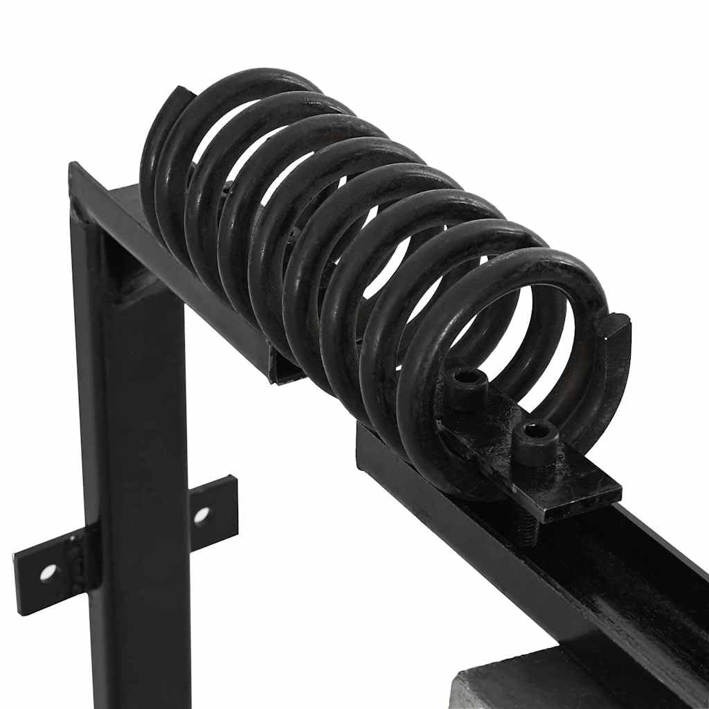 vidaXL Spazzole per il bestiame Rosso e Blu 84 x 10 x 91 cm PVC, Sistema di Spazzole per Bestiame, Montaggio a Parete Robusto, Strumenti di Grooming per Animali