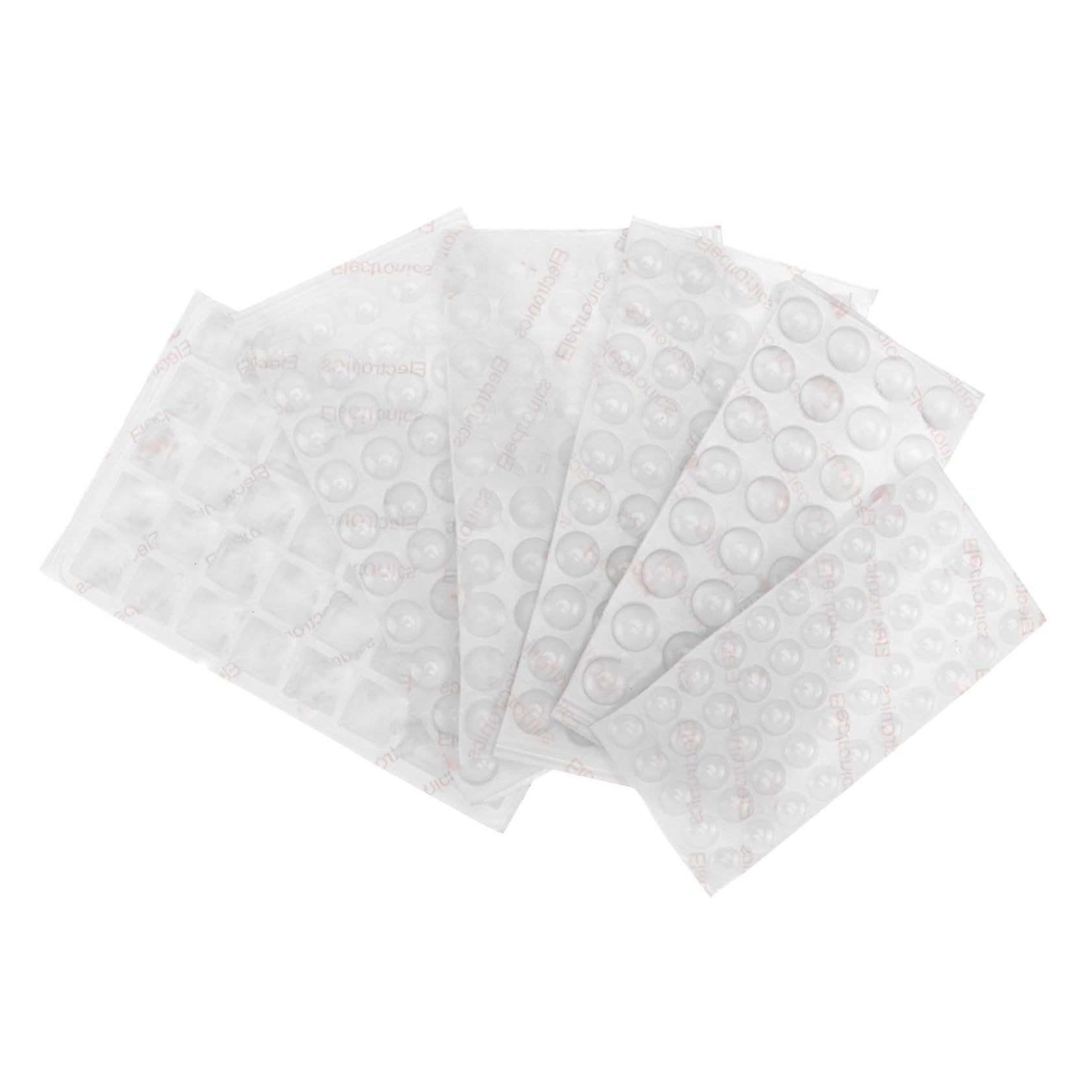 LIFKOME 272pcs Adhesive Cabinet Bumpers Rubber Door Feet Pads Anti-Slip Scratch Proof Easy Install for Home