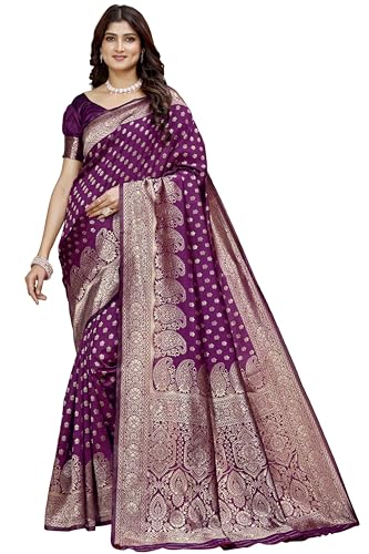 Shasmi Damen Banarasi Sari Pure Kanjivaram Seide Saree Weich Neue Damen 2025 Design Wear Pattu...