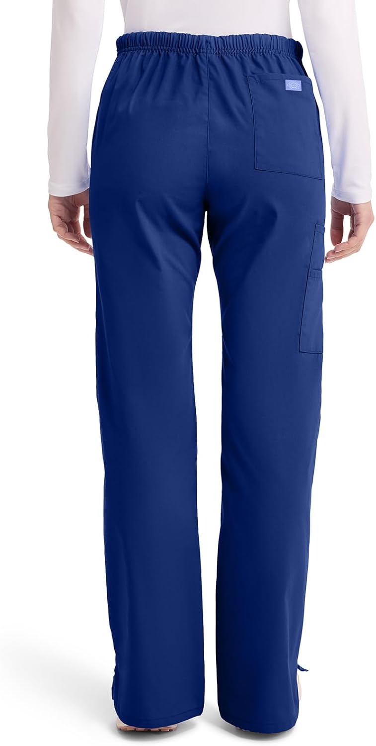 Dickies Scrubs for Women - Flare Leg Cargo Scrub Pants with Drawstring Waist & 6 Pockets, Medical Uniform - 86206 - Image 5