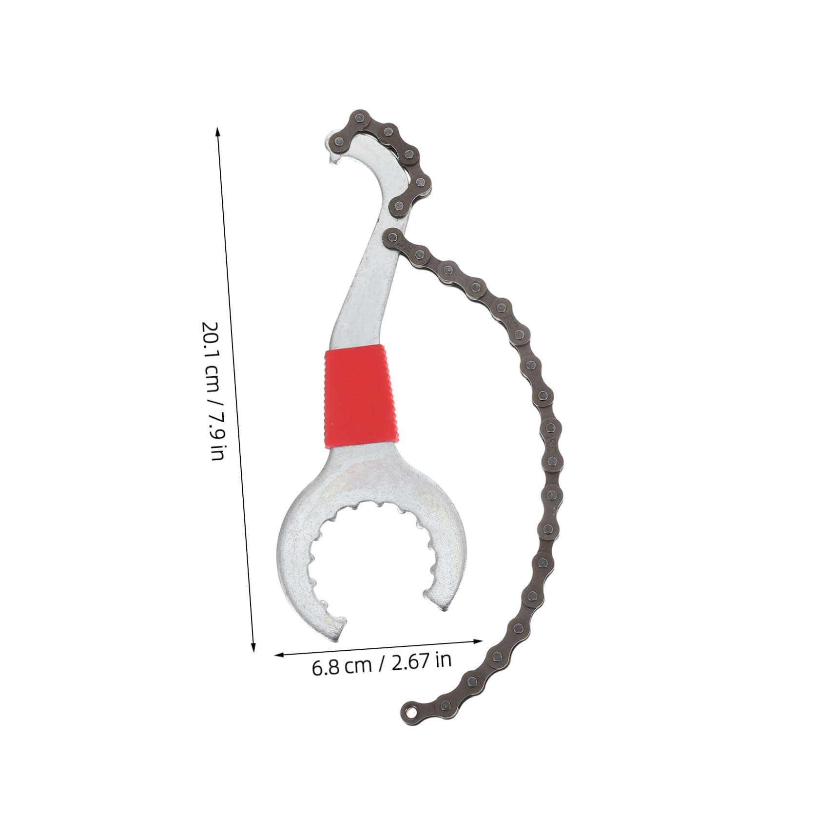 Veemoon Bicycle Repair Tool Multi Function Crankset Wrench for Chain Maintenance Portable Bike Tool for Bikes Construction Compact Design for