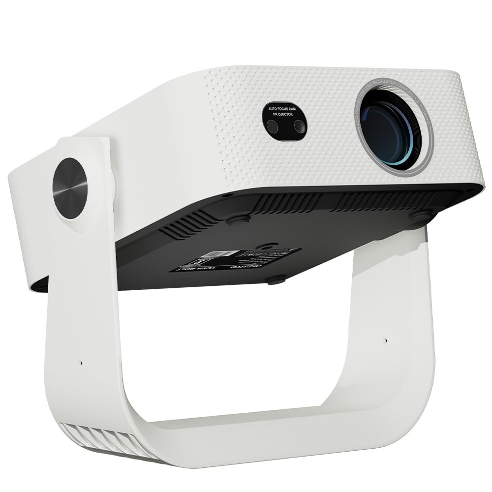 WZATCO Yuva Bolt, Fully Automatic, Smart Home Projector 4k Ultra HD, Native 1080P, Dust Proof, HDMI ARC, WiFi 6 & BT, Screen Mirroring, 13000 Lumens, Portable Room Cinema, White-picture-12
