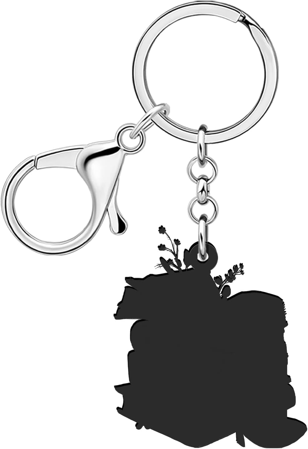 WEVENI Acrylic Book Keychain Bookish Bookworm Gifts for Readers Book Lovers Women Girls Purse Charms Backpack Accessories - Image 5