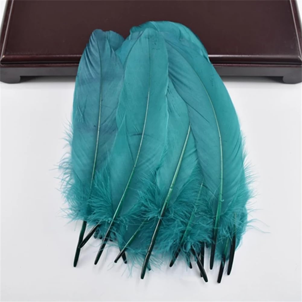 Natural Pheasant Feathers, Natural Goose, Pheasant Craft Feathers 50 Pcs Multicolor 5-7.2 inches