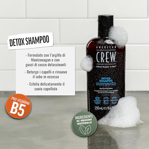 American Crew Detox Shampoo shampoo per capelli per uomo 250 ml - 5