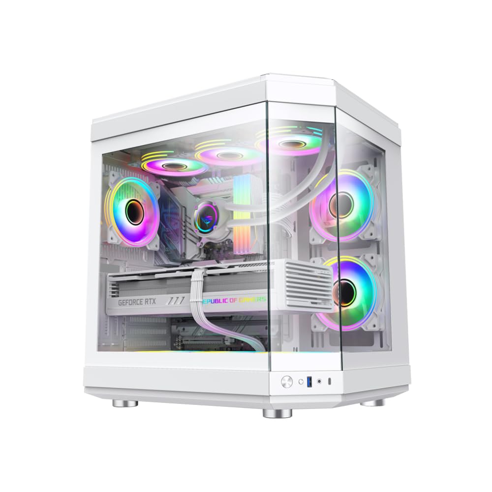 GAME SEKRET Valor Gaming PC - Intel Core i9-14900K | GeForce RTX 5070 12GB GPU | 64GB DDR5 RAM | 1TB M.2 NVMe SSD | 360mm Liquid Cooler | Z790 MB | 850W 80+ Gold PSU | WiFi/BT/Win11 Pro White Case