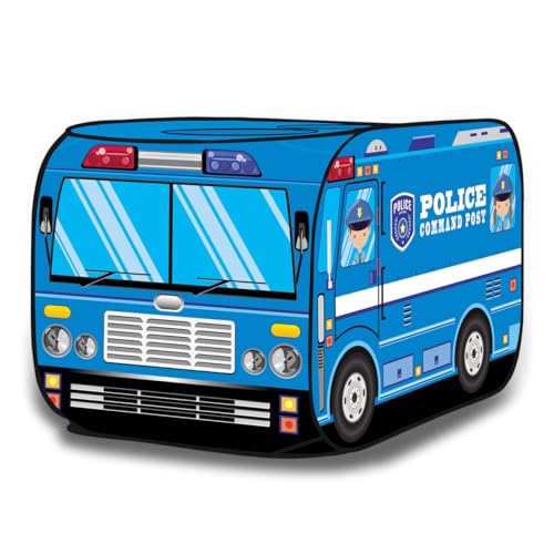 deAO Concept Polizeiauto Zelt - Spielplatz für drinnen und...