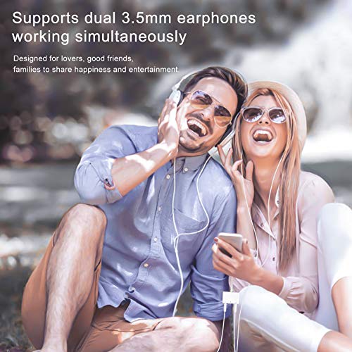 Uwecan Usb C Headphone Adapter,3 In 1 Usbc To 3.5Mm Dual Headphone Jack Adapter For Stereo,Usb-C Audio Adapter With Type-C Fast Charging Port,Headphone Splitter Compatible Ipad Pro,Samsung,Google,Etc #TOP6