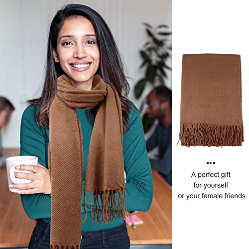 ABOOFAN 1 pç cachecol colorido confortável inverno lenço quente para mulheres materiais de inverno