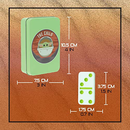 Paladone The Child Baby Yoda Dominoes - Set Of 28 The Mandalorian Dominoes - Officially Licensed Disney Star Wars, Multicolor, Pp7661Man #TOP4