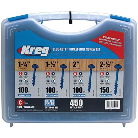 Kreg SK03B Blue-Kote Pocket-Hole Screw Kit Cover