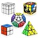 Megaminx puzzle cubique 12 couleurs, jouet pour le développement cérébral silver
