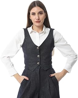 صدرية من الدينيم بتصميم كاجوال 2723101838-P من مستر جو