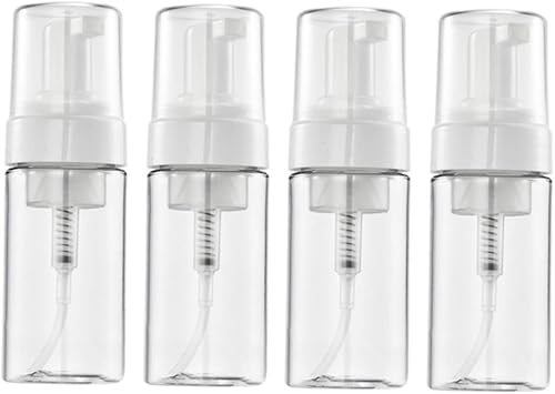 4 Pcs Foam Containers Liquid Soap Dispenser Pump Touchless Soap Dispenser for Kitchen Sink Foam Pump Bottle Foam Pump Dispenser Foam Dispenser Wash and Care