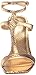 Guess Women's Bacio Wedge Sandal, Gold, 5