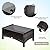 HAPPYGRILL 4-Piece Patio Furniture Outdoor Rattan Wicker Sofa Set with Cushions & Coffee Table with Tempered Glass Table Top and Storage Shelf