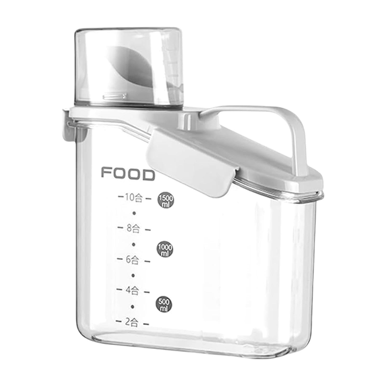 Contenitori per cereali | Contenitore per cereali secchi con coperchio ermetico | Dispenser di cereali da cucina multifunzione per fagioli verdi, riso