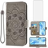 Asuwish Compatible with CUBOT X30/Hafury GT20 Wallet Case and Tempered Glass Screen Protector...
