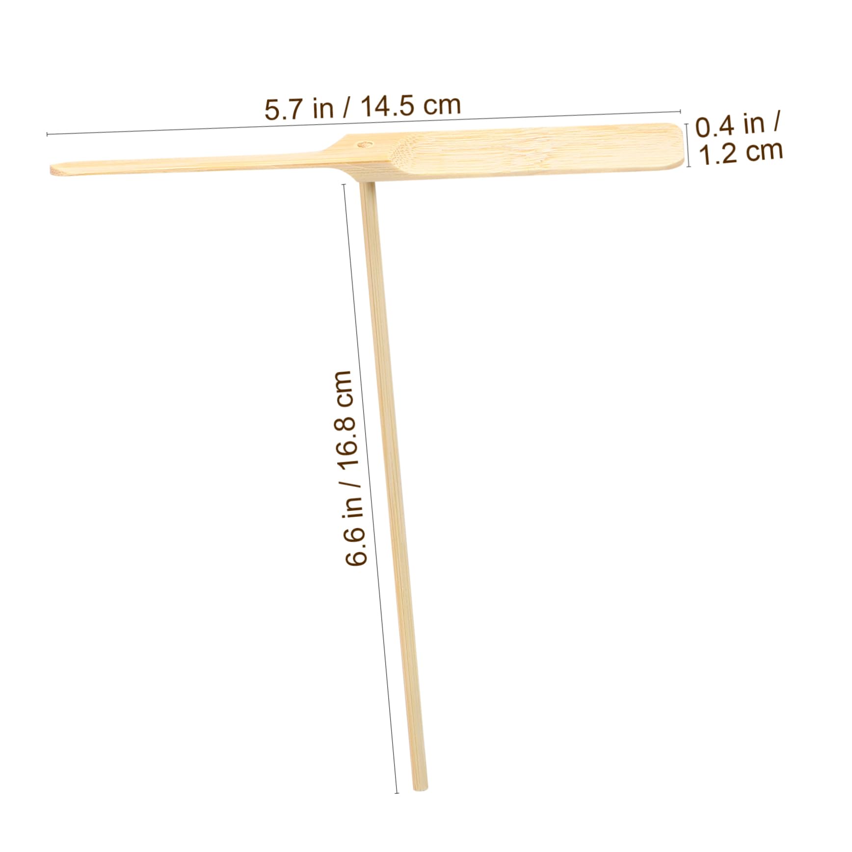 KOMBIUDA 10pcs Wooden Dragonfly Propeller Toy Simple Flying Toy for Kids Outdoor Play