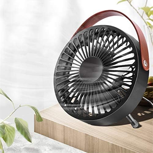 Mini Table Desk Fan USB-Powered Desktop Portable Cooling 360 Degree Rotation Small for Office