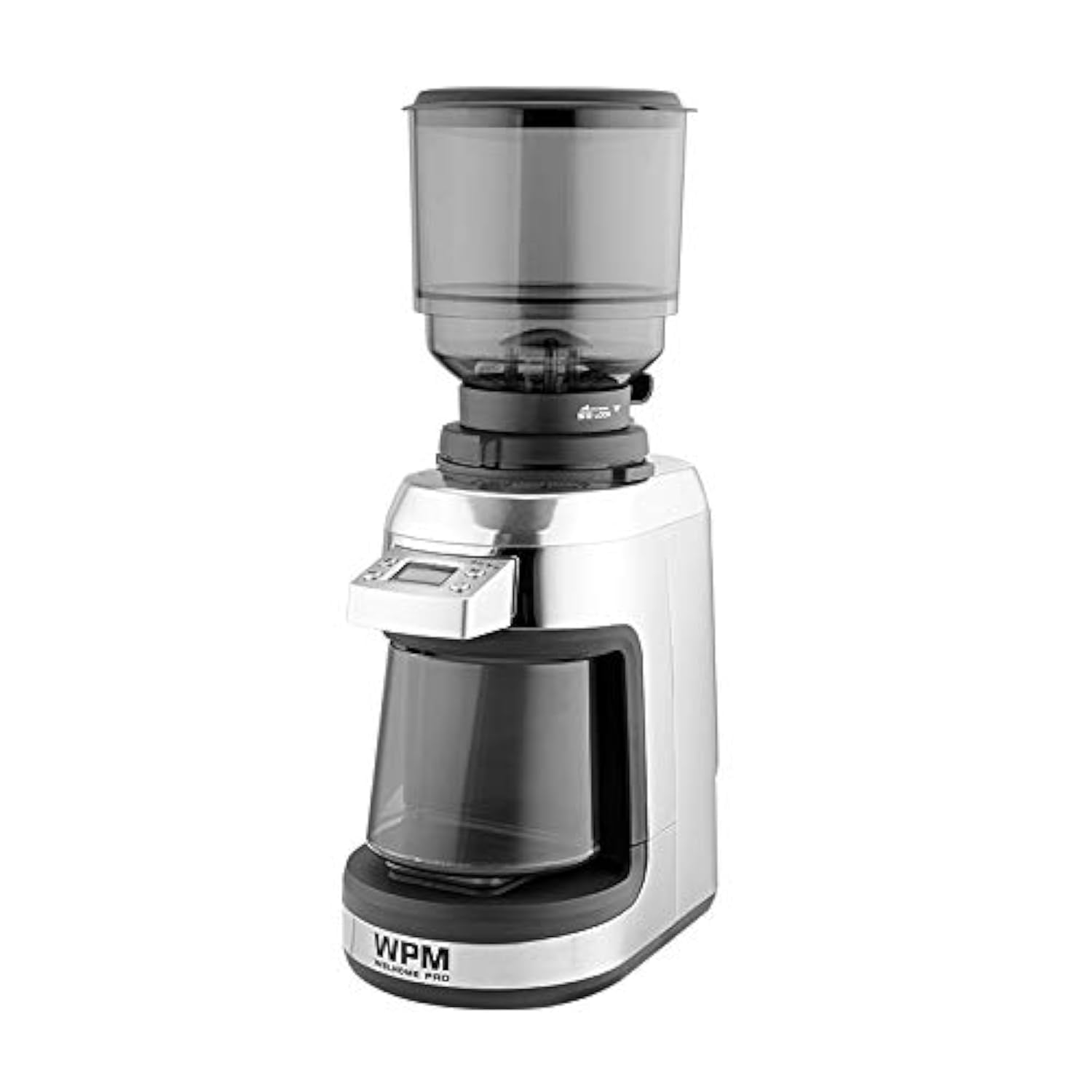WPM ZD-17W - Coffee Burr Grinder with Built in Scales and Grounds Catcher