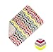 PVC FREE Duckery Kid Waterproof Baby Diaper Changing Pocket Pad in Vibrant Color for Home and Travel (colorful chevron)