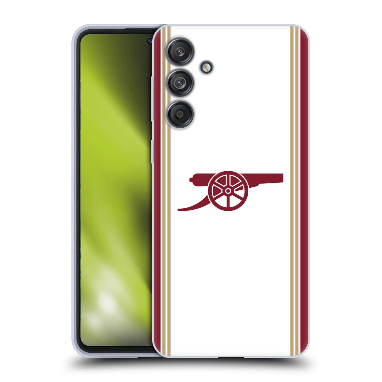 Head Case Designs Officially Licensed Arsenal FC Third 2025/26 Kit Gel Case [Military Grade Protection] Compatible With Samsung Galaxy M55 5G — image 1