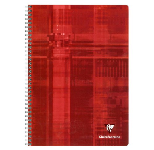 Clairefontaine Notizbücher, Spiralbindung, 21 x 29,7 cm, 180 Seiten, 5 x 5, Papier 90 g, 5 Stück [Office Product]