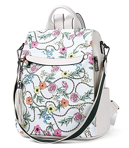 Telena Backpack Purse for Women, PU Leather Anti Theft Travel Purse Shoulder Bags with Tassel — view 2