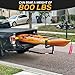 YZONA Truck Bed Extender Hitch Mount, 2 in 1 Design Foldable Kayak Hitch Extender, 800 lbs Load Capacity Tailgate Hitch Extendsion for Pickup Trucks & SUVs for Kayak Ladder, Canoe, Pipes, Lumber Rack