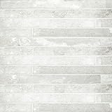 MSI Capella White 2 in. x 18 in. Matte Porcelain Floor Tile and Wall Tile for Bathroom, Kitchen Backsplash, Accent Wall Tile, Shower Wall Tile