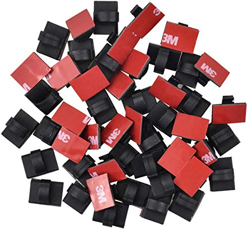 �P�[�u���N���b�v �z���~�� �P�[�u���z���_�[ �X�g���[�W�z���A�N�Z�T���[ PC�d���R�[�h���[�N���b�v �Ԃ̔z�� �P�[�u���Œ�� �ԗp �ƒ�p �������p �R�[�h���� �ڒ��ܕt�� 50����