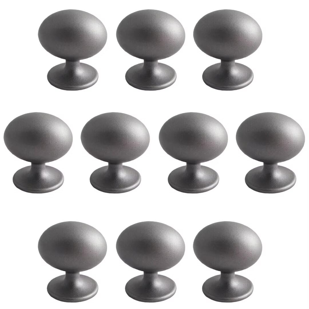 HLXDECO 10 Pack Drawers Pulls and Knobs Cupboard Drawer Pull Handles, Furniture Hardware Cabinet Knobs Pulls, Bedroom Dresser Door Knobs Bathroom Wardrobe Pull Door Handle