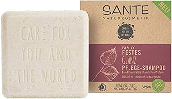 SANTE Naturkosmetik Festes Shampoo für glanzloses und normales Haar, Vegane Formel mit Bio-Birkenblatt und pflanzlichem...