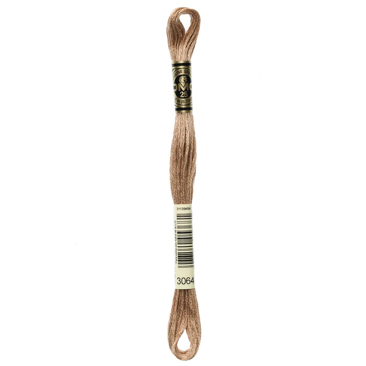 DMC Embroidery Floss Mouline Stranded Cotton Thread for Hand Embroidery and Sewing - Colour No: 3064-4 x 8m Skeins — image 1