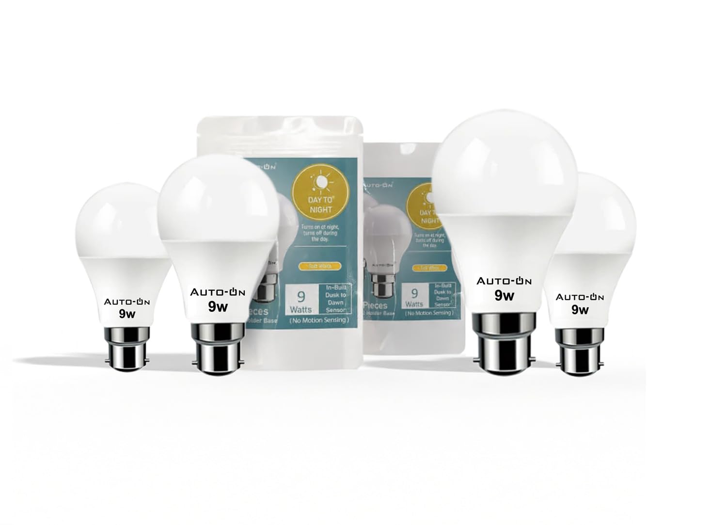 Auto-ON Day/Night Sensor LED Bulb (9W) (OFF during Day, ON during Night) (One Year Warranty) White (4) (B0D3LXSPBL) Amazon Price History, Amazon Price Tracker